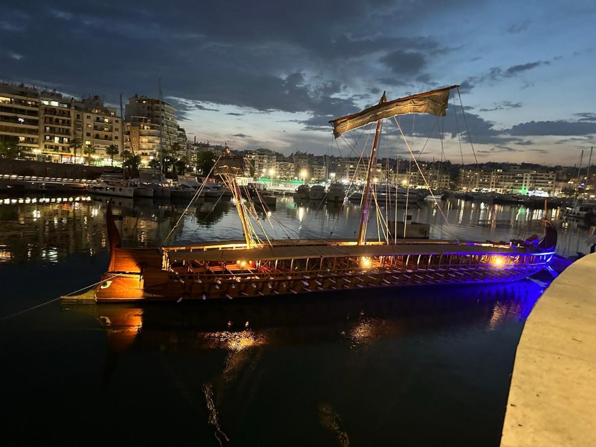 Apartment Center Piraeus Location Kastella Passalimani Port Luaran gambar